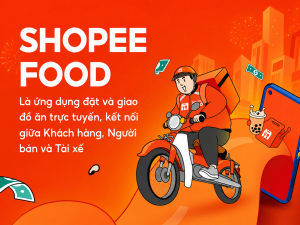 ShopeeFood là ứng dụng đặt và giao đồ ăn trực tuyến, kết nối giữa Khách hàng, Người bán và Tài xế