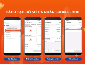 Bạn sẽ cần điền các thông tin như thông tin cơ bản, thông tin cư trú