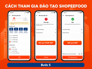 Nếu kết quả chưa đạt, bạn sẽ phải học và làm lại bài kiểm tra